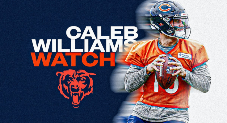 Cómo el QB de los Bears observó el día 10 del campo de entrenamiento