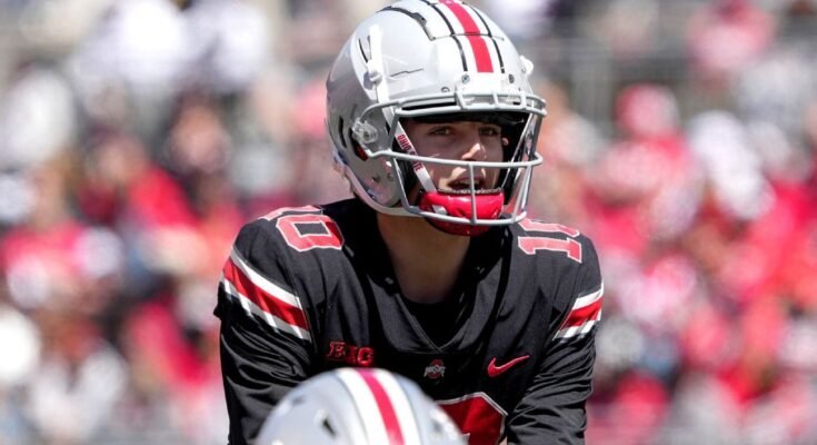 Ohio State QB Battle entre Sayin, Kienholz demasiado cerca para llamar