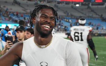 La entrevista de los Browns QB Sanders después del primer partido de la NFL fue poderoso