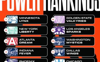 Clasificación de energía de la WNBA (Ilustración de Sports Hassan Ahmad / Yahoo)