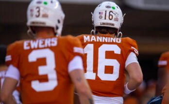 Texas WR despierta controversia con Arch Manning contra los comentarios de Quinn Ewers