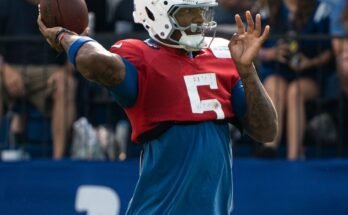 Anthony Richardson está luchando en la zona roja, dos minutos