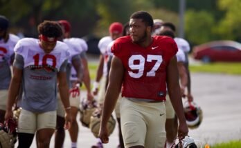 Cómo Terrance Knighton by Florida State Football es la línea defensiva