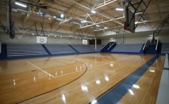 Baloncesto de la Escuela Secundaria de Indiana Viejos gimnasios Decatur Central