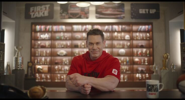 ESPN Tape John Cena para estimular el lanzamiento de nuevos servicios de transmisión, características