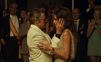 Willem Dafoe en el retrato del multimillonario griego en "La fiesta de cumpleaños"