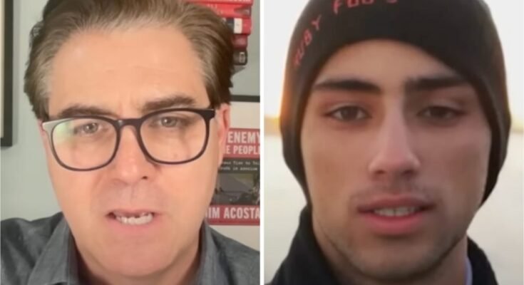 Jim Acosta entrevista a una víctima del tiroteo en el parque AI