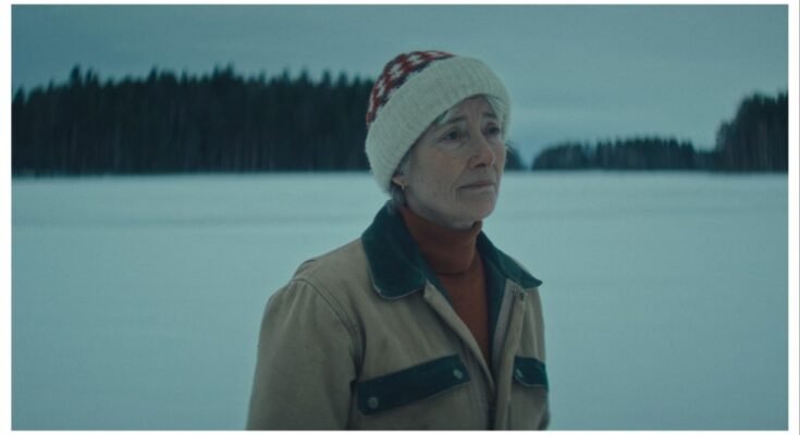 Emma Thompson en Dead of Winter, girando escenas de acción a los 66 años