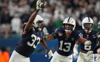 Dani Dennis-Sutton de Penn State espera continuar el éxito de la CFP este año