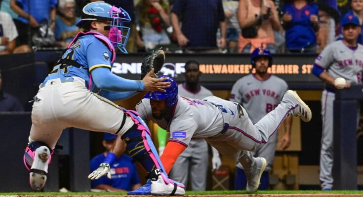 Carlos Mendoza de los platos no planeó pellizcar para Starling Marte durante el juego final contra los Cerveceros