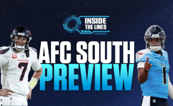 AFC South Best Bets 2025: Model dice que los tejanos llegan a los playoffs, pero inmediatamente pierden, la posible pareja de titanes