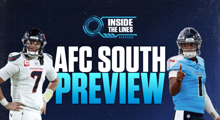 AFC South Best Bets 2025: Model dice que los tejanos llegan a los playoffs, pero inmediatamente pierden, la posible pareja de titanes