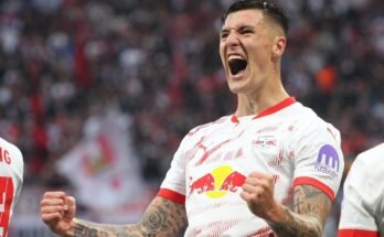 Mientras Man United y Newcastle están luchando por Benjamin Sesko, RB Leipzig Star hace lo que se necesita para Inglaterra.