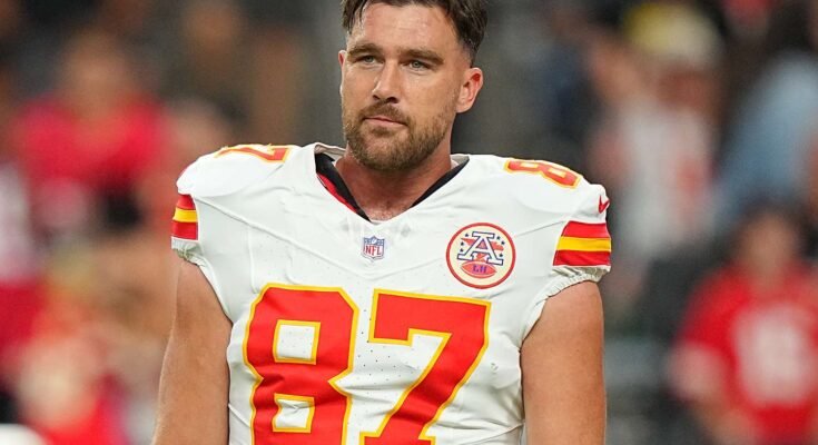 Travis Kelce dice que lanzó la "pérdida de sobrescritura del Super Bowl" en la basura '