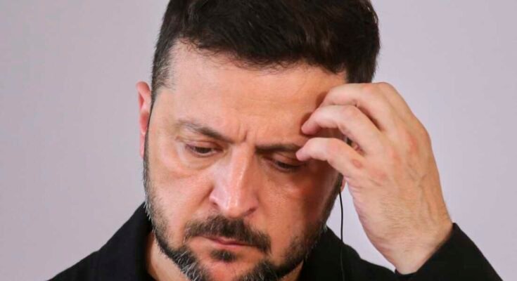 El presidente de Ucrania, Volodymyr Zelenskyy, asistió a una conferencia de prensa durante su visita a Viena, Austria, el 16 de junio de 2025.