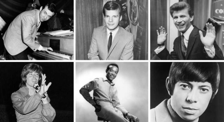 En la década de 1960, los nombres de Bobby estaban en todas partes. En la dirección por hora de la parte superior izquierda: Bobby Darin, Bobby Vee, Bobby Rydell, Bobby Goldsboro, Bobby Womack, Bobby Sherman