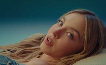 Una captura de pantalla del controvertido anuncio de Sydney Sweeney que desde entonces ha sido eliminado de las redes sociales de American Eagle.
