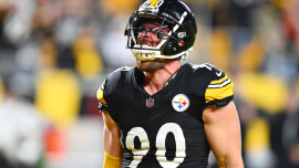 Jugadores activos de la NFL que están destinados al Templo de la Fama: Selecciones Patrick Mahomes, TJ Watt Slam-Dunk